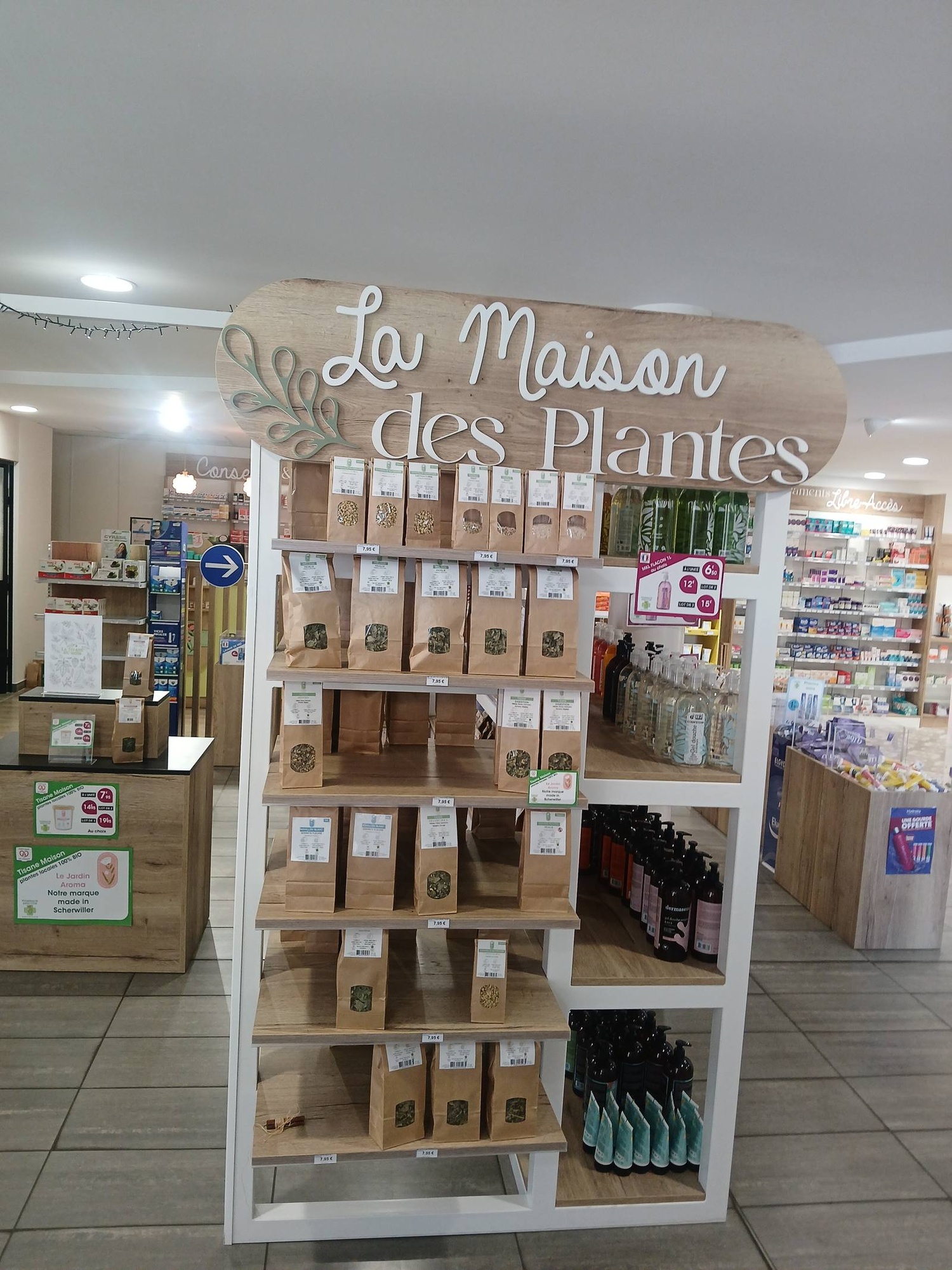 Le comptoir de la Pharmacie Kreutter